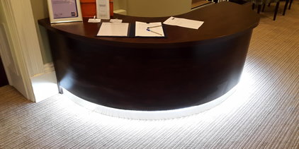 Supporting image for Bespoke Reception Desk for a School in Frome