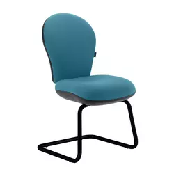 Supporting image for Hyphen Conference Chair - Black Frame with No Arms