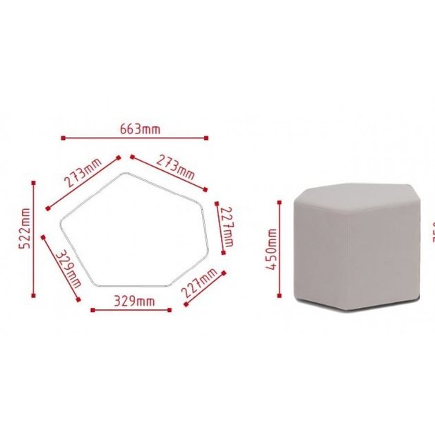 Supporting image for YCWAYLU - Causeway Hexagonal Low Seats