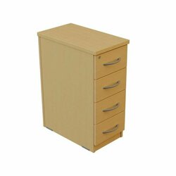 Supporting image for Wilmington Storage - Slimline Desk High Pedestals - Designed for D600mm Desks