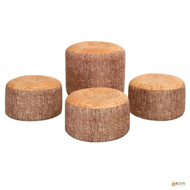 Supporting image for Tree Stump Bean Bag Stool (Pack of 4)