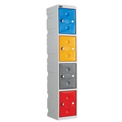 Supporting image for Interior Plastic Locker - 4 Doors - H1800