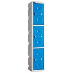 Supporting image for Interior Plastic Locker - 3 Doors - H1800