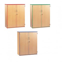 Supporting image for Coloured Edge Storage - Medium Cupboard Unit