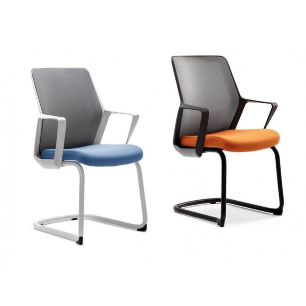 Supporting image for Chester Mesh Back Cantilever Chair