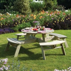 Supporting image for Oxford Round Picnic Table