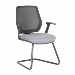 Supporting image for YBV50A - Breathe Chair - Cantilever Chair with Arms