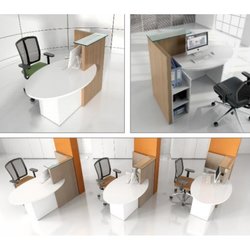 Supporting image for Oval Left Handed Reception Desk