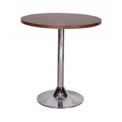 Supporting image for Barletta caf Chrome 700mm Round Trumpet Dining Base