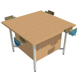 Supporting image for School Work Benches - Metal Frame