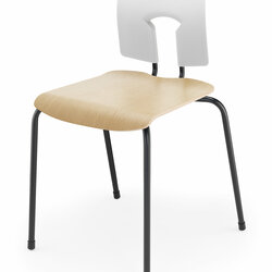 Supporting image for SE Classic Chair - Polished Wood Seat H430