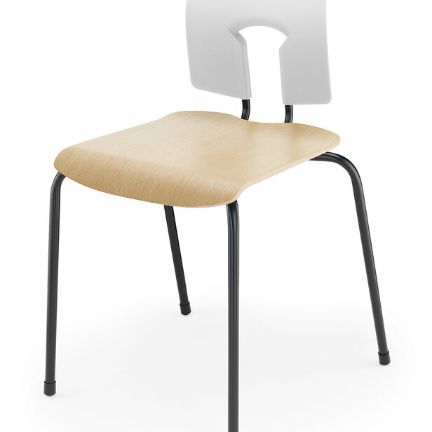 Supporting image for SE Classic Chair - Polished Wood Seat H430