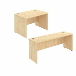 Supporting image for Wilmington Rectangular Panel Leg Desks - D800/600mm