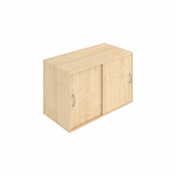 Supporting image for Wilmington Storage - Sliding Door Desk High Base Unit