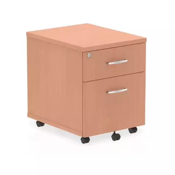 Supporting image for YSPSEDPM2 - Springfield Essentials - Mobile Desk Pedestal - 2 Drawer