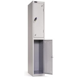 Supporting image for Y16128 - Lockers - Two Compartment - W305 x D305 x H1780