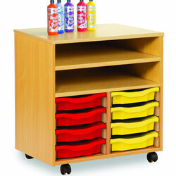 Supporting image for Combination Shelf Unit - 8 Shallow Trays