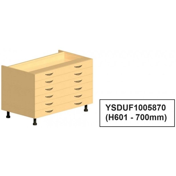 Supporting image for Workshape Fitted Shallow Drawer Unit 1000 - image #4